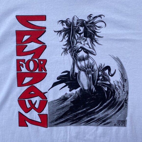Vintage 1992 Cry for Dawn Linsner comics t-shirt - Picture 2 of 3
